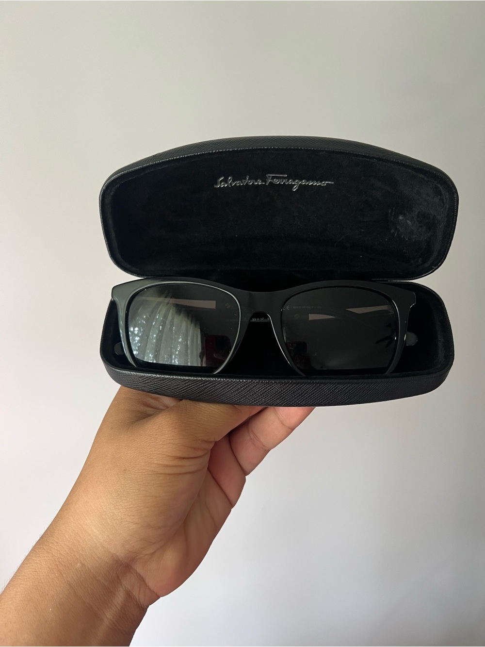 Salvatore Ferragamo Black Sunglasses